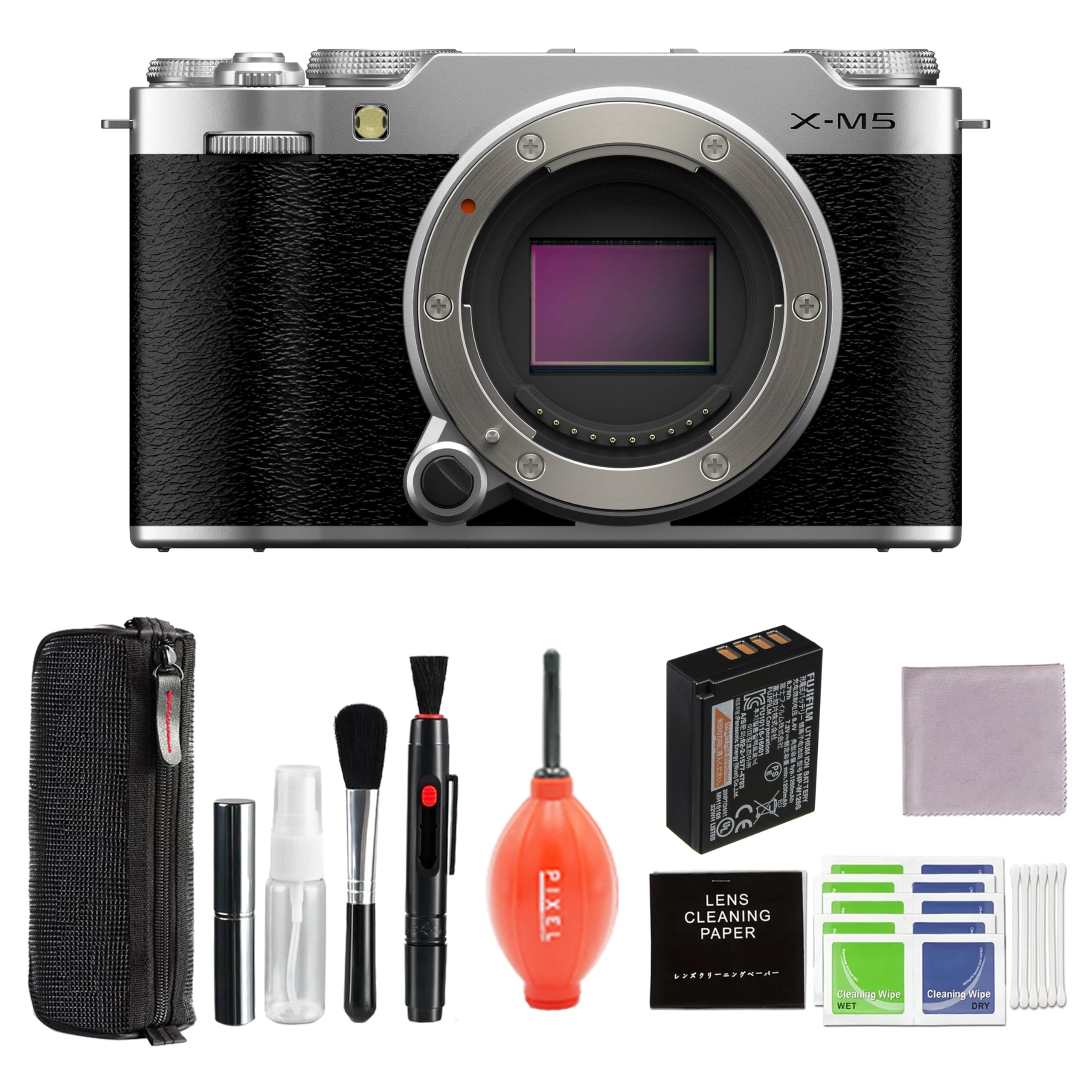 Amazon Canada: Fujifilm X-M5 Mirrorless Camera (Silver) Bundle